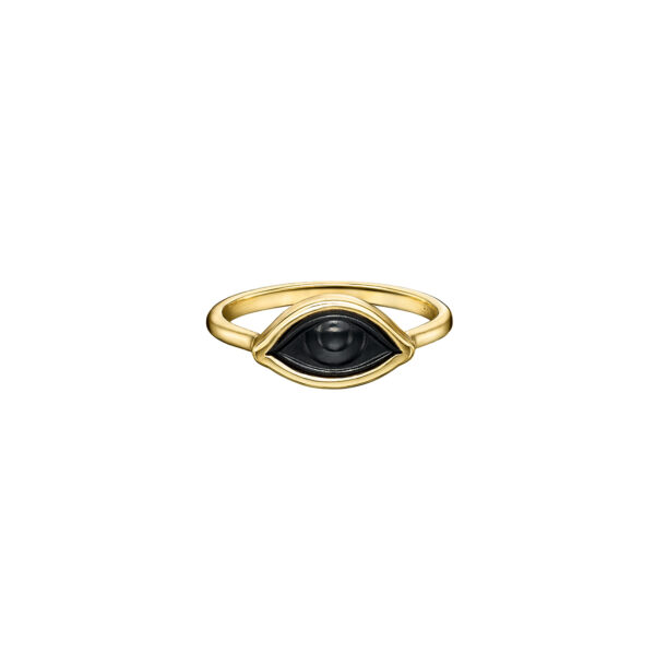 Eye Black Onyx Ring