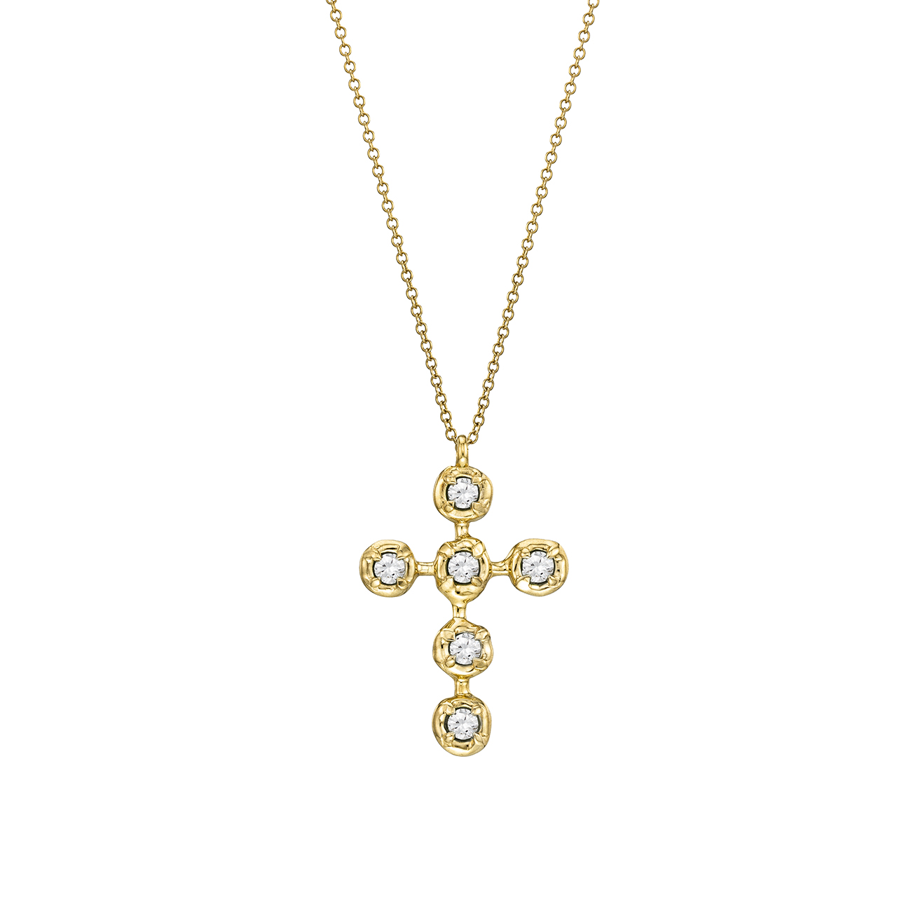 Prostasia Diamond Cross Necklace