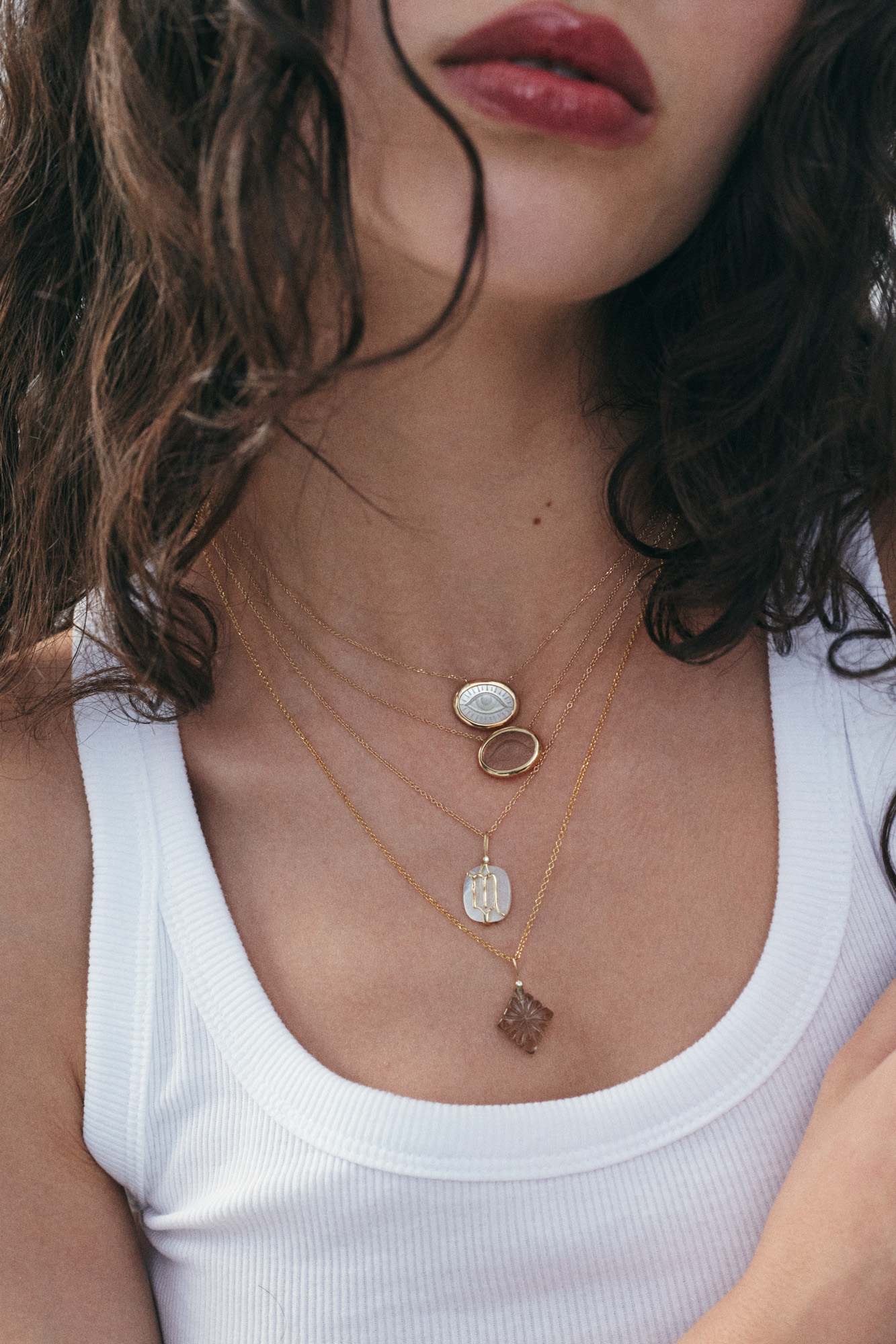 Protection Mother Of Pearl Necklace - Image 2