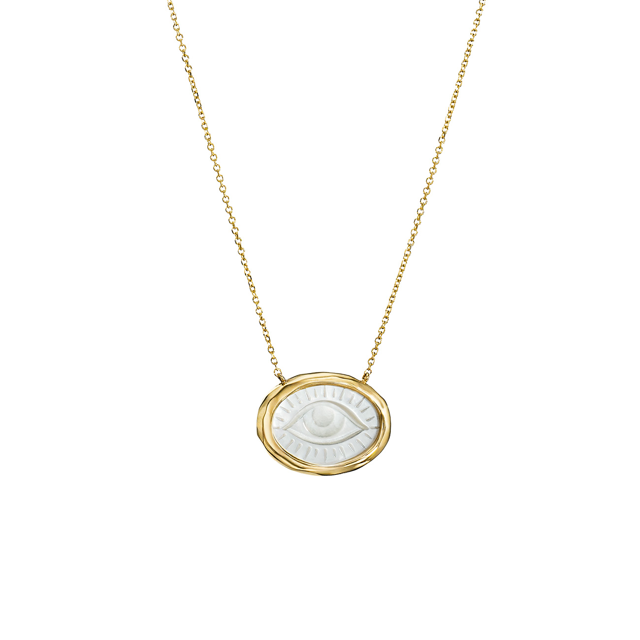 Protection Mother Of Pearl Necklace